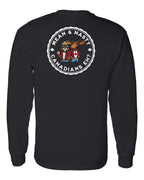 Mean & Nasty Canadians Eh! Left Chest and Back Long Sleeve - Gildan Canada (sewn Internationally) - Unisex