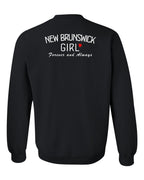 NB Girl Forever and Always Left Chest & Back Crewneck Sweatshirt - Unisex
