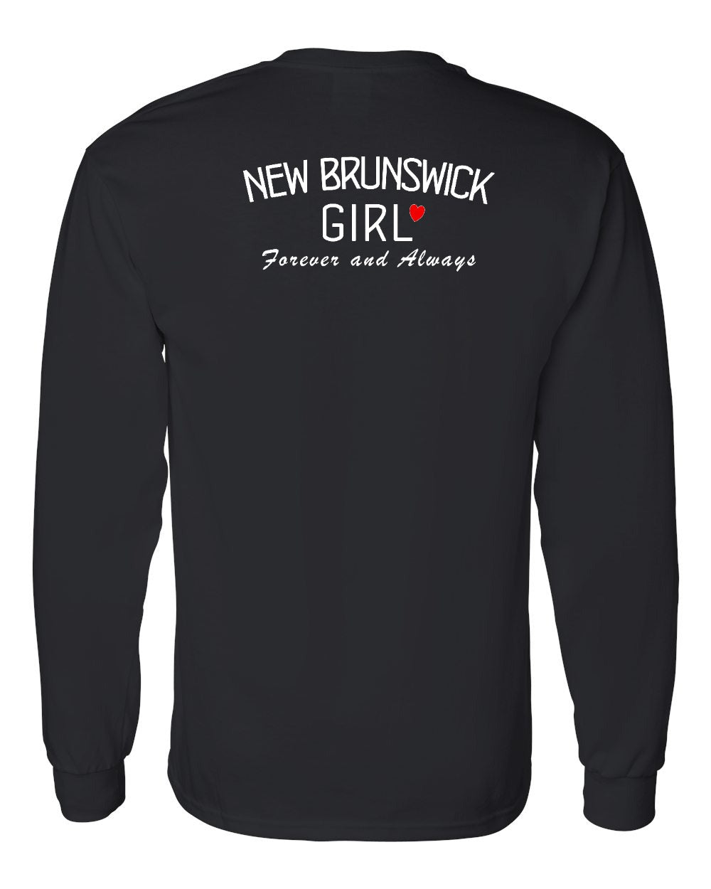 NB Girl Forever and Always Left Chest & Back Long Sleeve Tee - Unisex