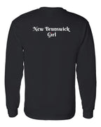 NB Girl Heart Dot Left Chest & Back Long Sleeve Tee - Unisex
