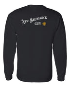 NB Guy Yellow Compass Left Chest and Back Long Sleeve Tee - Unisex
