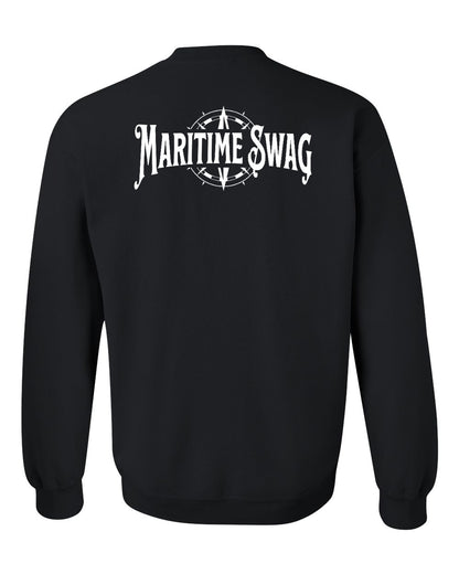 Maritime Swag Logo Left Chest and Back Crewneck