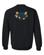 NS Flowers Left Chest and Back Crewneck Sweatshirt - Unisex