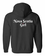 NS Girl Heart Dot Left Chest & Back Zip Hoodie - Unisex