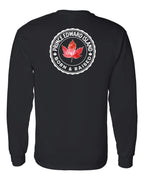 Born and Raised PEI Left Chest and Back Long Sleeve - Gildan Canada (sewn Internationally) - Unisex