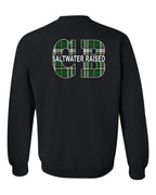 Saltwater CB Raised Left Chest and Back Crewneck Sweatshirt - Unisex