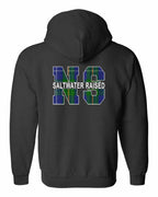 Saltwater Raised NS Left Chest and Back Zip Hoodie - Unisex