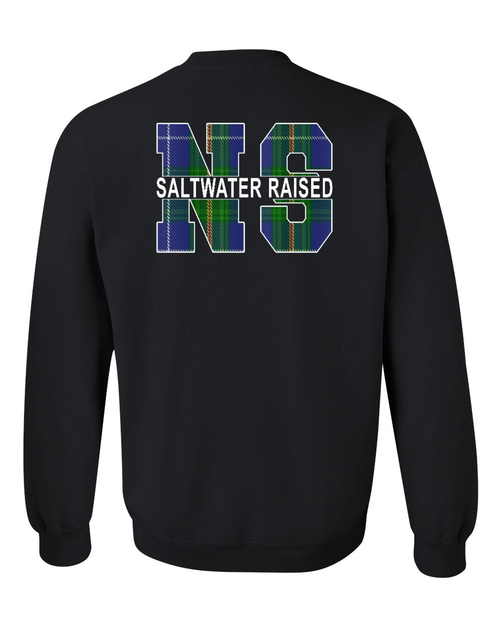 Saltwater Raised NS Left Chest and Back Crewneck Sweatshirt - Unisex