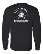 Maritime Swag NFLD Octopus Left Chest and Back Long Sleeve - Unisex