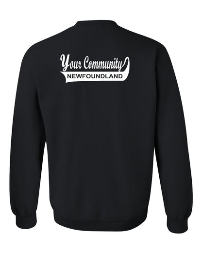Your Community Swoop (Newfoundland) Left Chest and Back Crewneck Sweatshirt
