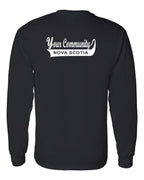 Custom Your Community Swoop (NS) Left Chest and Back Long Sleeve Tee - Unisex
