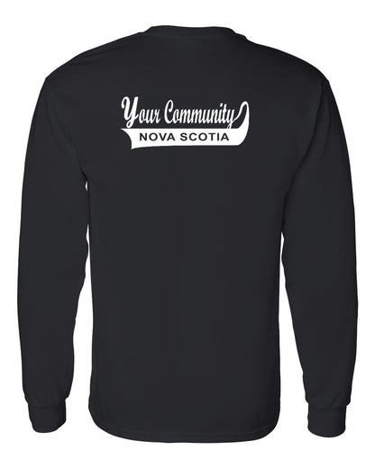 Your Community Swoop (Nova Scotia) Left Chest and Back Long Sleeve Tee