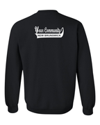 Your Community Swoop NB Left Chest and Back Crewneck Sweatshirt - Unisex