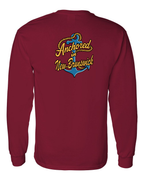 Anchored in NB Left Chest and Back Long Sleeve Tee - Unisex