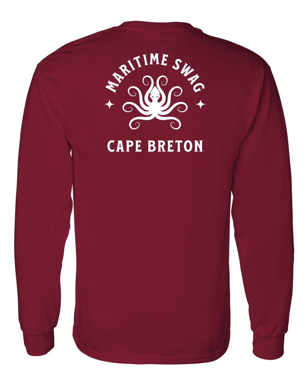 Maritime Swag CB Octopus Left Chest and Back Long Sleeve Tee - Unisex