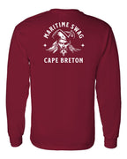 Maritime Swag CB Pirate Left Chest and Back Long Sleeve Tee - Unisex