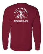 Maritime Swag NFLD Pirate Left Chest and Back Long Sleeve - Unisex