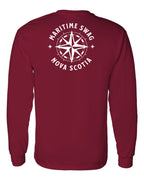 Maritime Swag NS Compass Left Chest and Back Long Sleeve Tee - Unisex