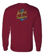 Anchored in NFLD (New Design) Left Chest and Back Long Sleeve - Unisex