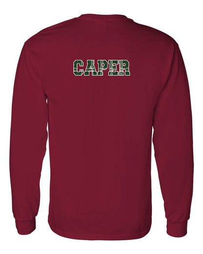 Caper Left Chest and Back Long Sleeve Tee