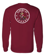 Elbows up Beaver Left Chest and Back Long Sleeve - Gildan Canada (sewn Internationally) - Unisex