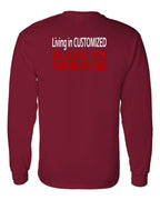Living in Custom Made in NFLD Left Chest and Back Long Sleeve - Unisex