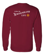 Living the NFLD Life yellow Left Chest and Back Long Sleeve - Unisex