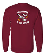 Maritime Bomb Squad Left Chest & Back Long Sleeve Tee - Unisex