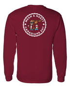 Mean & Nasty Canadians Eh! Left Chest and Back Long Sleeve - Gildan Canada (sewn Internationally) - Unisex