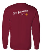 NB Guy Yellow Compass Left Chest and Back Long Sleeve Tee - Unisex