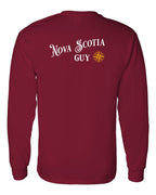 NS Guy Yellow Compass Left Chest and Back Long Sleeve Tee - Unisex