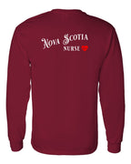 NS Nurse Left Chest and Back Long Sleeve Tee - Unisex