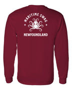 Maritime Swag NFLD Octopus Left Chest and Back Long Sleeve - Unisex