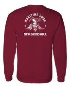 Maritime Swag NB Pirate Left Chest and Back Long Sleeve Tee - Unisex