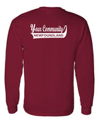 Custom Your Community Swoop (NFLD) Left Chest and Back Long Sleeve - Unisex