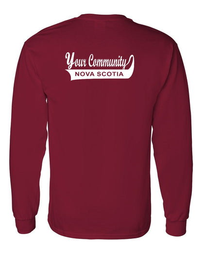 Your Community Swoop (Nova Scotia) Left Chest and Back Long Sleeve Tee