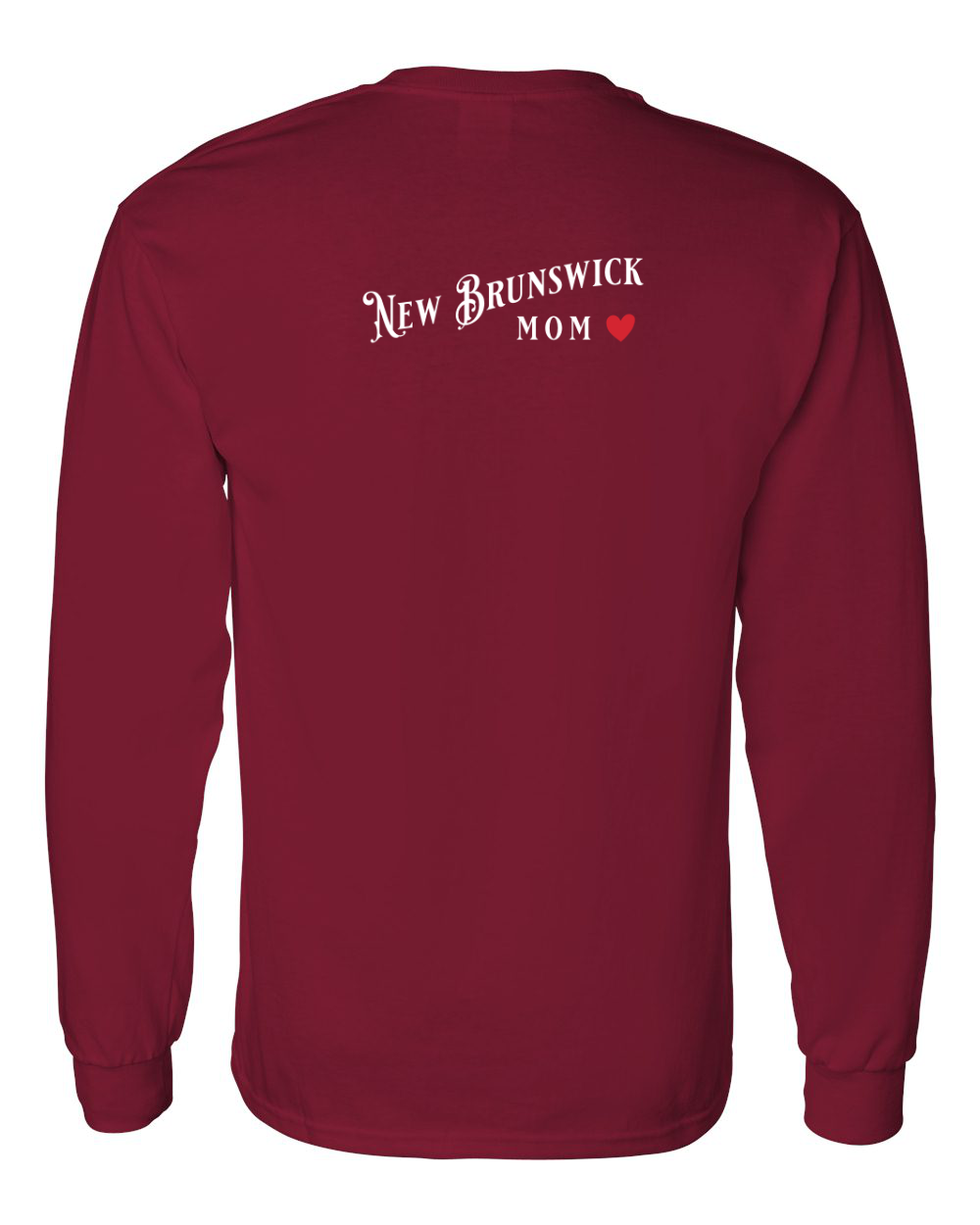 NB Mom Left Chest and Back Long Sleeve Tee - Unisex
