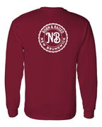 Born & Raised NB Left Chest and Back Long Sleeve Tee - Unisex