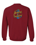 Anchored in NFLD (New Design) Left Chest and Back Crewneck Sweatshirt - Unisex