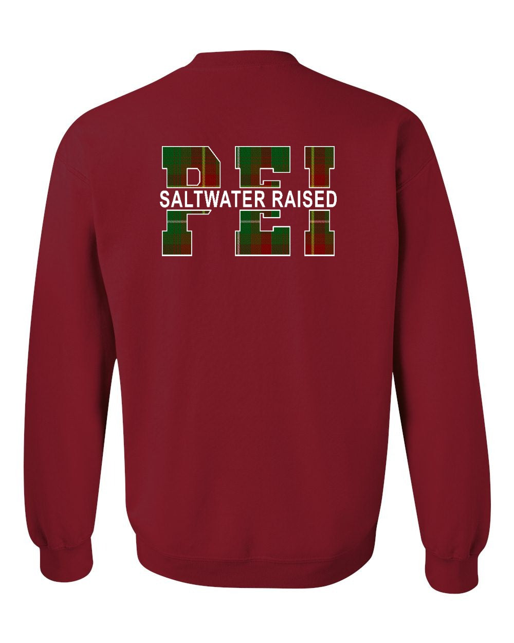 PEI Saltwater Raised Left Chest and Back Crewneck Sweatshirt - Unisex