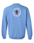 Built Maritime Tough Moose Left Chest and Back Crewneck Sweatshirt - Unisex