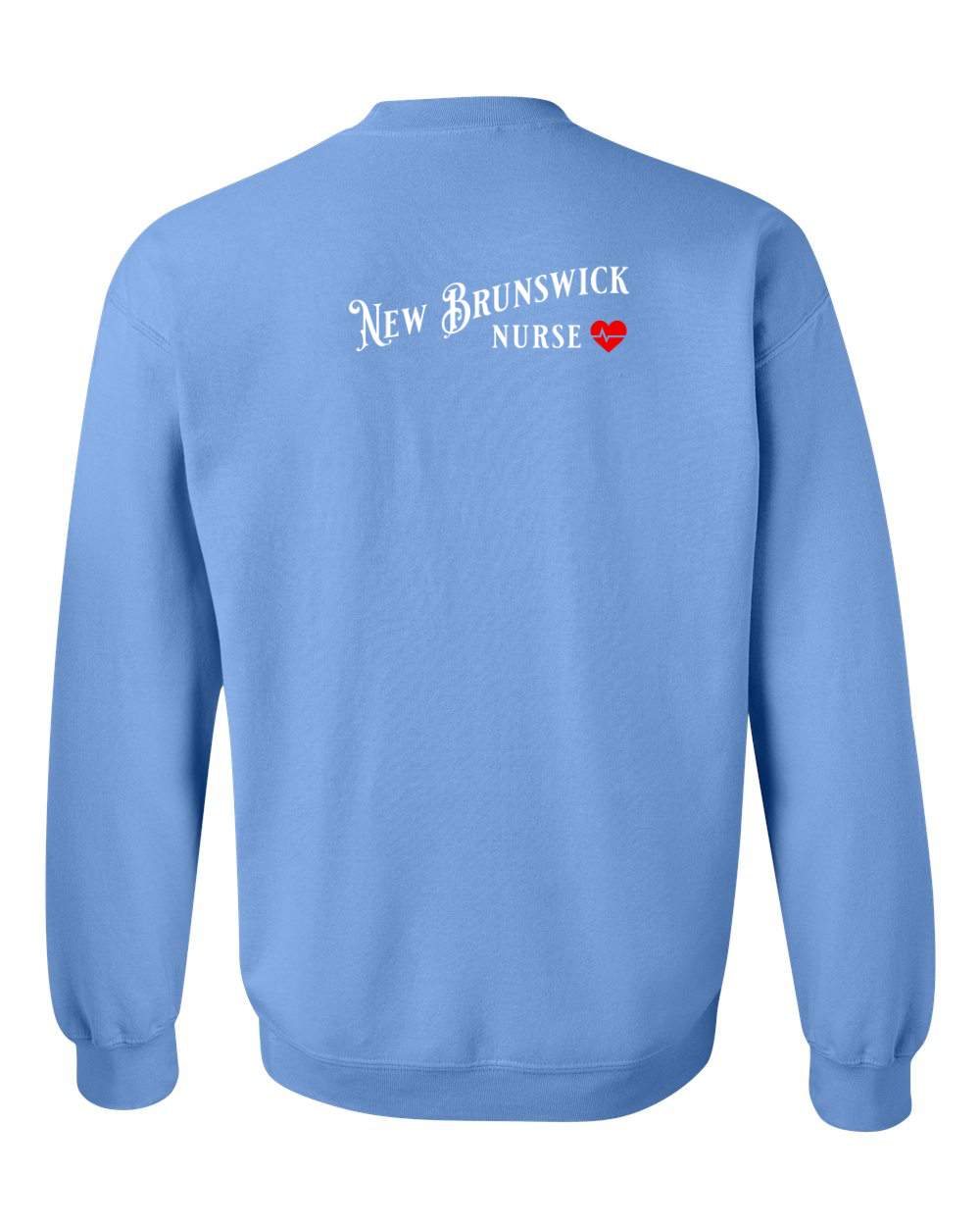 NB Nurse Left Chest and Back Crewneck Sweatshirt