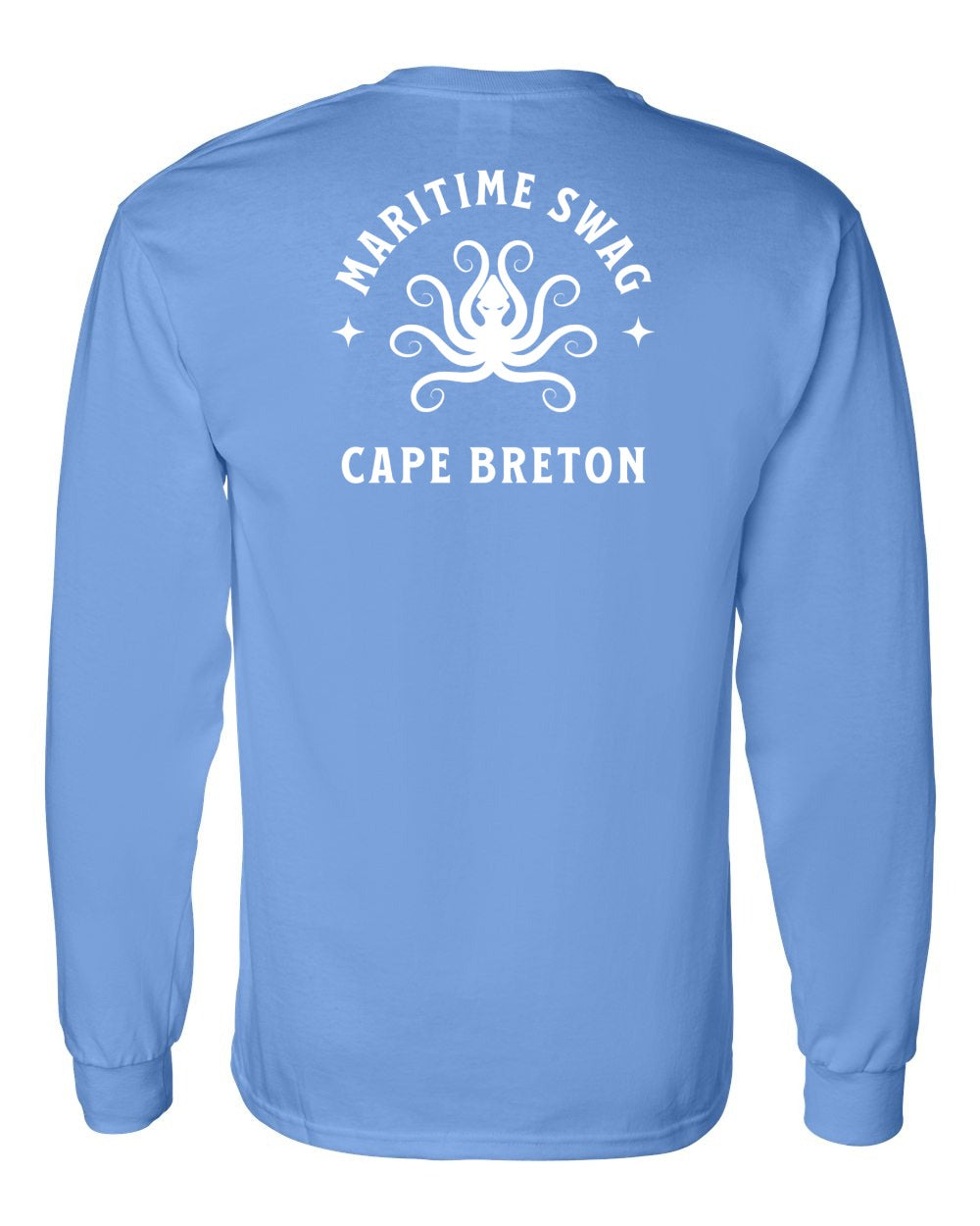 Maritime Swag Cape Breton Octopus Left Chest and Back Long Sleeve Tee