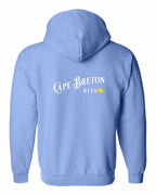 CB Diva Left Chest and Back Zip Hoodie - Unisex