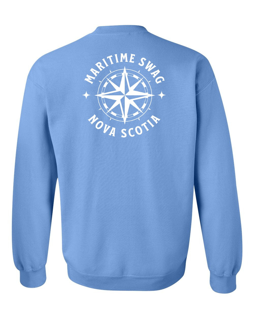 Maritime Swag Nova Scotia Compass Left Chest and Back crew-neck