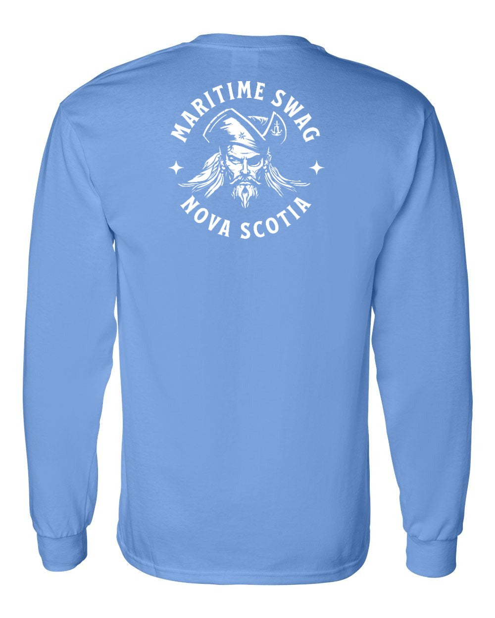 Maritime Swag Nova Scotia Pirate Left Chest and Back Long Sleeve Tee