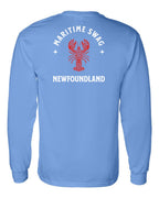 Maritime Swag NFLD Mandala Red Lobster Left Chest and Back Long Sleeve - Unisex