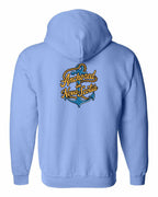 Anchored in NS (New Design) Left Chest and Back Zip Hoodie - Unisex
