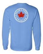 Calm Cool Canadian Leaf Left Chest and Back Long Sleeve - Gildan Canada (sewn Internationally) - Unisex