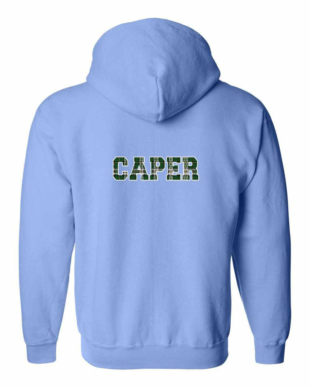 Caper Left Chest and Back Zip Hoodie - Unisex